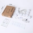 LED Vanity Mirror Light Bulb Hollywood Mirror Front Light Bathroom Mirror Light Three-Color ...