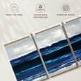 thumbnail image 6 of Elephant Stock Beach Summer Surf Wall Art - Horizontal Multi Panel Canvas - Living Room Wall Decor - Beach Multi Panel - Blue And Decor By Sally Swatland - 32" x 15", 6 of 8
