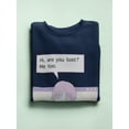 thumbnail image 3 of Are You Lost? Sweatshirt Women -Smartprints Designs, Female 5X-Large, 3 of 4