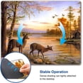 thumbnail image 6 of Deer Mouse Pad,Gaming Non-Slip Rubber Base Mouse Pads Hunting Mouse Pad for Computers Laptop Office, 9.5"x7.9"x0.12" Inch(240mm x 200mm x 3mm), 6 of 6