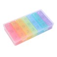 thumbnail image 3 of Caja De Pastillas Caja De Pastillas Organizador De Pastillas 2 Piezas 21 Slot Weekly Pills Box Pastillero Portátil Dispensador Pastillas Caja De Almacenamiento De Medicamentos ANGGREK Otros, 3 of 7