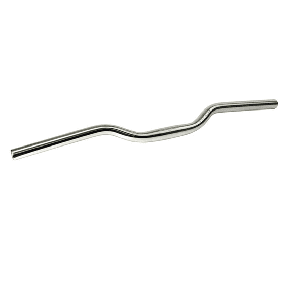 Origin-8 Pro Rise Mountain Riser Handlebar Silver 40mm Width 25.4mm Clamp