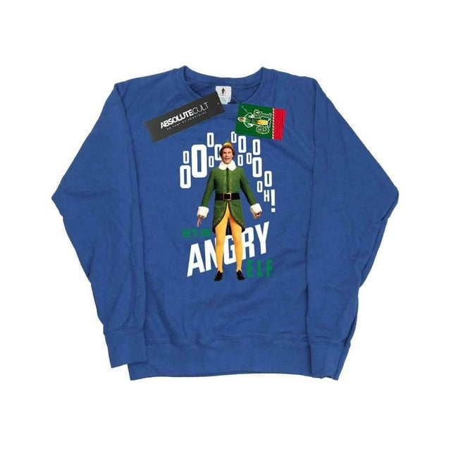 Elf Womens Angry Elf Sweatshirt