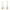 Yellow Gold, variant on Cate & Chloe Izzy 18k Yellow Gold Plated Drop Earrings with Simulated Diamond Crystals Gift for Women