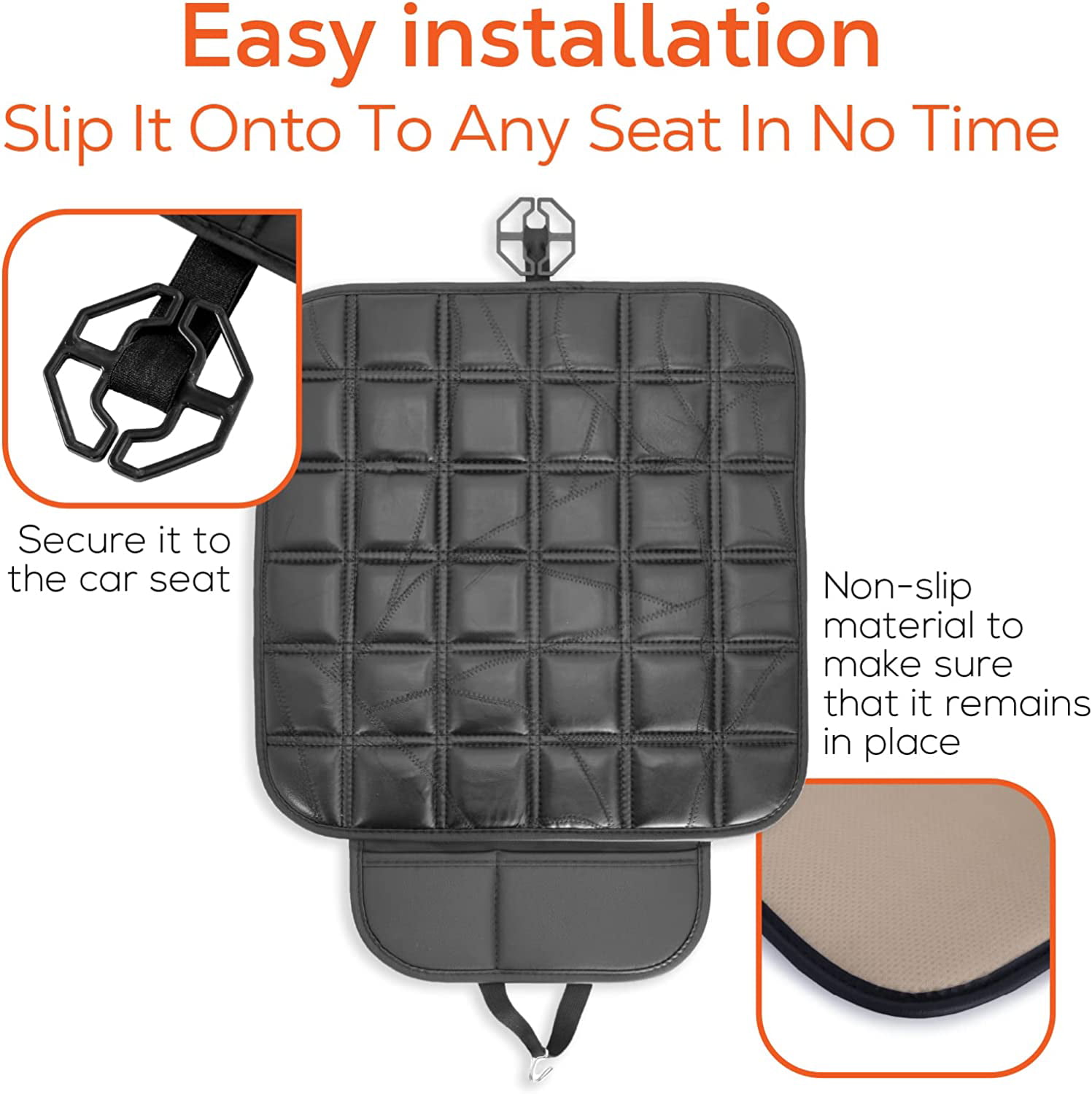 Car Seat Cushion For Car Seat Driver- Memory Foam Car Seat Cushions For  Driving - Low Back & Tailbone Pain Relief Car Seat Pad (black) - Temu