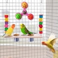 thumbnail image 5 of Goowood Parrot Toys Interactive Chewable Bell Windmill Spinning Bird Cage Toys for Parrots Parakeets Cockatiels Conures Colorful Mental Stimulation and Beak Care Activity, 5 of 5
