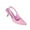 Pink, variant on Slingback Wedding Heels for Women Sexy Pumps Bridal Velvet Heel Closed Pointed Toe Pumps Shoes with Buckle Prom Dating Party Working Dress Shoes