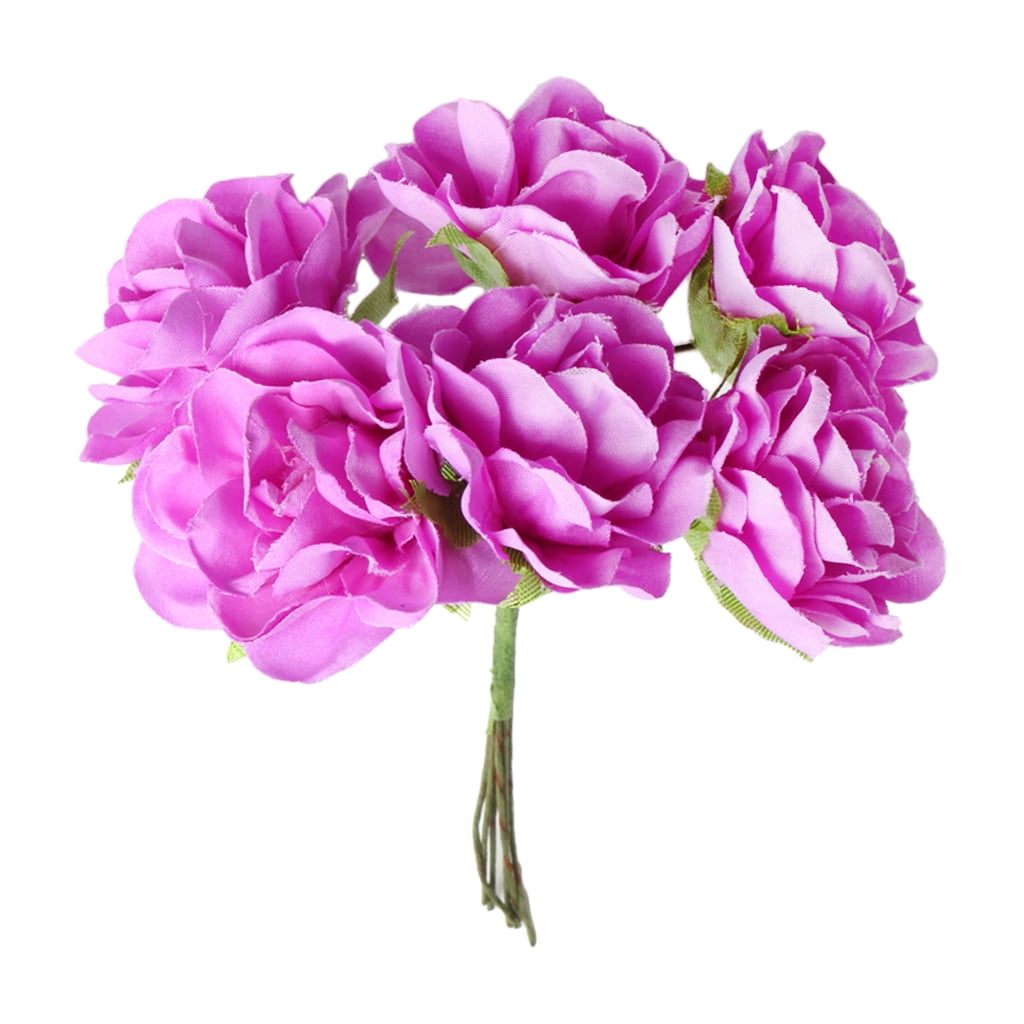 6Colours Wedding Centrepiece Party Decor Details about   Artificial Silk Rose Flower Bouquet 