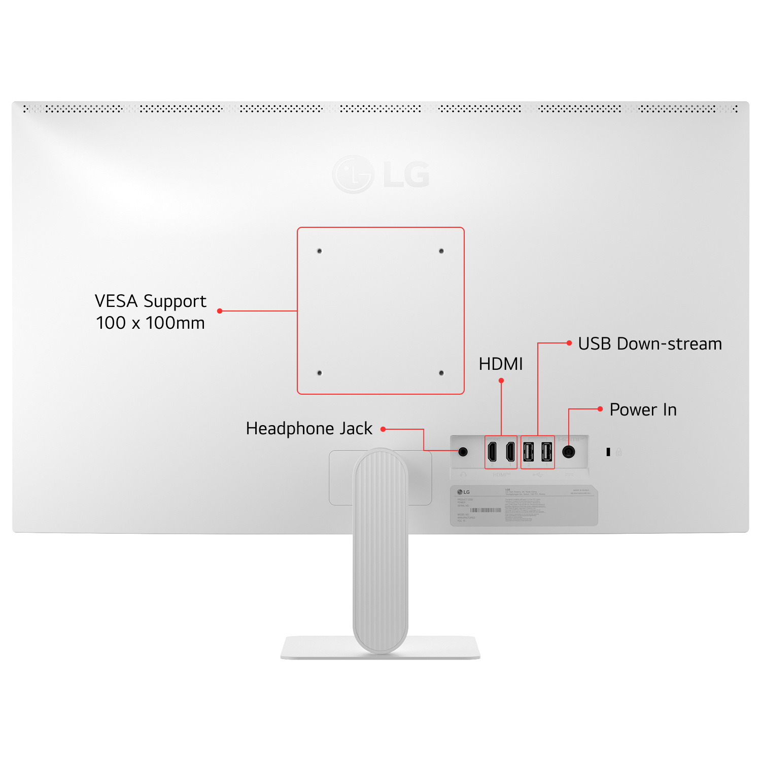 LG 27" FHD IPS Smart Monitor with webOS, White photo 8