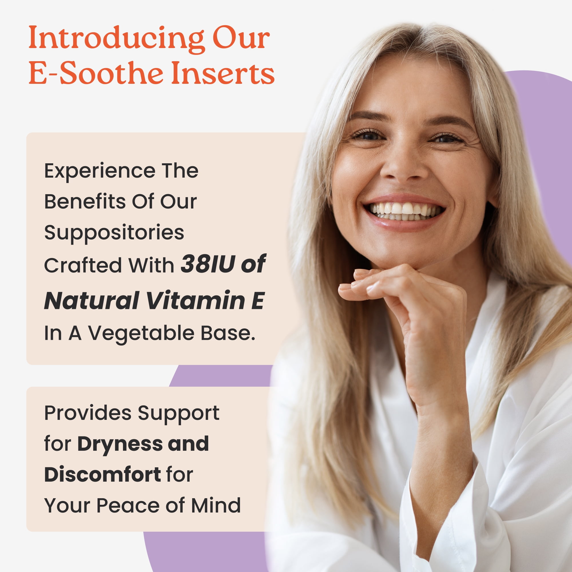 NewLife Naturals Vitamin E Vaginal Suppositories – Vaginal Moisture & Hydration Support – 48 Inserts