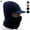 Nary Blue, variant on Winter 2 In 1 Beanie Knitted Hats for Women Men Slouchy Fleece Lined Warm Skull Caps with Zipper Face Mask for Cycling Skiing Running (Black)