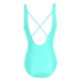 thumbnail image 4 of Bathing Suit For Women- "Women's Chic Neck Swimsuit Color Straps Open Back Triangle Design", Bikini Femme, 4 of 5