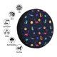 thumbnail image 4 of Fotbe Space Dinosaur Funda de Llanta de Repuesto con Estampado, Engrosada, Ajuste Universal para Jeep, Remolque, RV, SUV, Camión-15 inch, 4 of 6