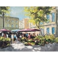thumbnail image 2 of Laceur, Nicole 18x15 Black Ornate Wood Framed with Double Matting Museum Art Print Titled - Market time, 2 of 4