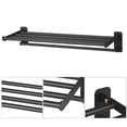 thumbnail image 3 of Nail-free Wall-mounted Bath Towel Holder Multifunctional Towel Rack Space-saving High, 3 of 8