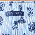 thumbnail image 4 of Pantalón de Pijama IZOD de Franela y Forro Polar para Hombre Azul Claro Talle L, 4 of 5