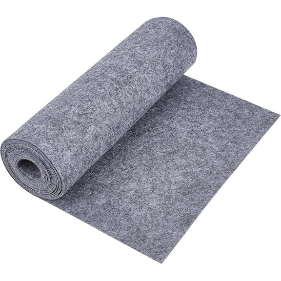 Rectangle Non Woven Felt Fabric for Kids DIY Crafts Sewing Accessories Gray 240x1mm 3m/roll