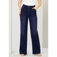 thumbnail image 5 of Roaman's Women's Plus Size Tall Iconic Wide Leg Jean, 5 of 5