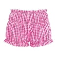 thumbnail image 4 of DHFJKG Womens Bloomers Shorts Plaid Low Rise Casual Elastic Waist Cute Summer Beach Shorts Stylish Bottoms, 4 of 4