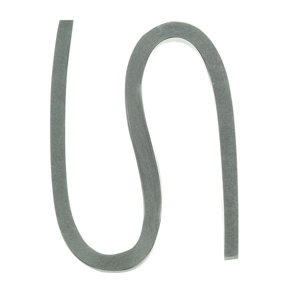 60pcs Metallic Quilling Strips Paper 1cm x 54cm Origami Paper Quilling Kits for Adults Beginner, Grey