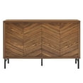 thumbnail image 5 of Modway Harper Chevron Durable Modern Sideboard, Wood Walnut, 5 of 10