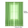 thumbnail image 2 of Your Home : Stylish Solid Color Semi Sheer Window Curtains For A Bright Airy ! Nature Shower Curtain 50x50 Curtains Peach Curtains 2 Panels Rosette Curtains with Tiebacks Short Window Curtain in, 2 of 8