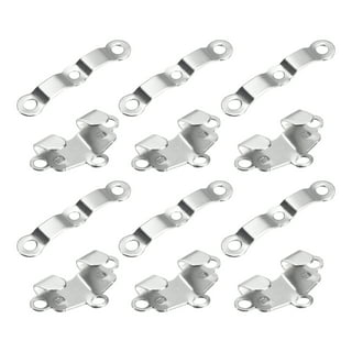 100 Set Sewing Hook And Eye Latch For Clothing, Kacola Bra Hooks Replacement,  Large Hooks And Eyes Closure, Sewing Diy Craft, 3 Sizes 23/17/12.5mm, Bl
