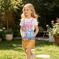 thumbnail image 6 of XAOFW Kids Girls Summer Dresses Sleeveless Ice Cream Printed Overalls Dress With Pocket Casual Suspender Dresses For Everyday Wear Versatile 12-13 Years, 6 of 7
