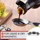thumbnail image 3 of Measuring Spoons Set, Dual Sided, Stainless Steel, Fits In Spice Jars, Black, Set Of 8, 3 of 5