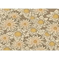 thumbnail image 1 of Ahgly Company Machine Washable Indoor Rectangle Transitional Golden Blonde Gold Area Rugs, 4' x 6', 1 of 7