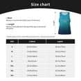 thumbnail image 4 of Daiia Blue to turquoise Printed Men's Quick Dry Fit Muscle Tank Top Slim-Fit Tank Workout Tank Top Lightweight Sports Tank Top-4X-Large, 4 of 7