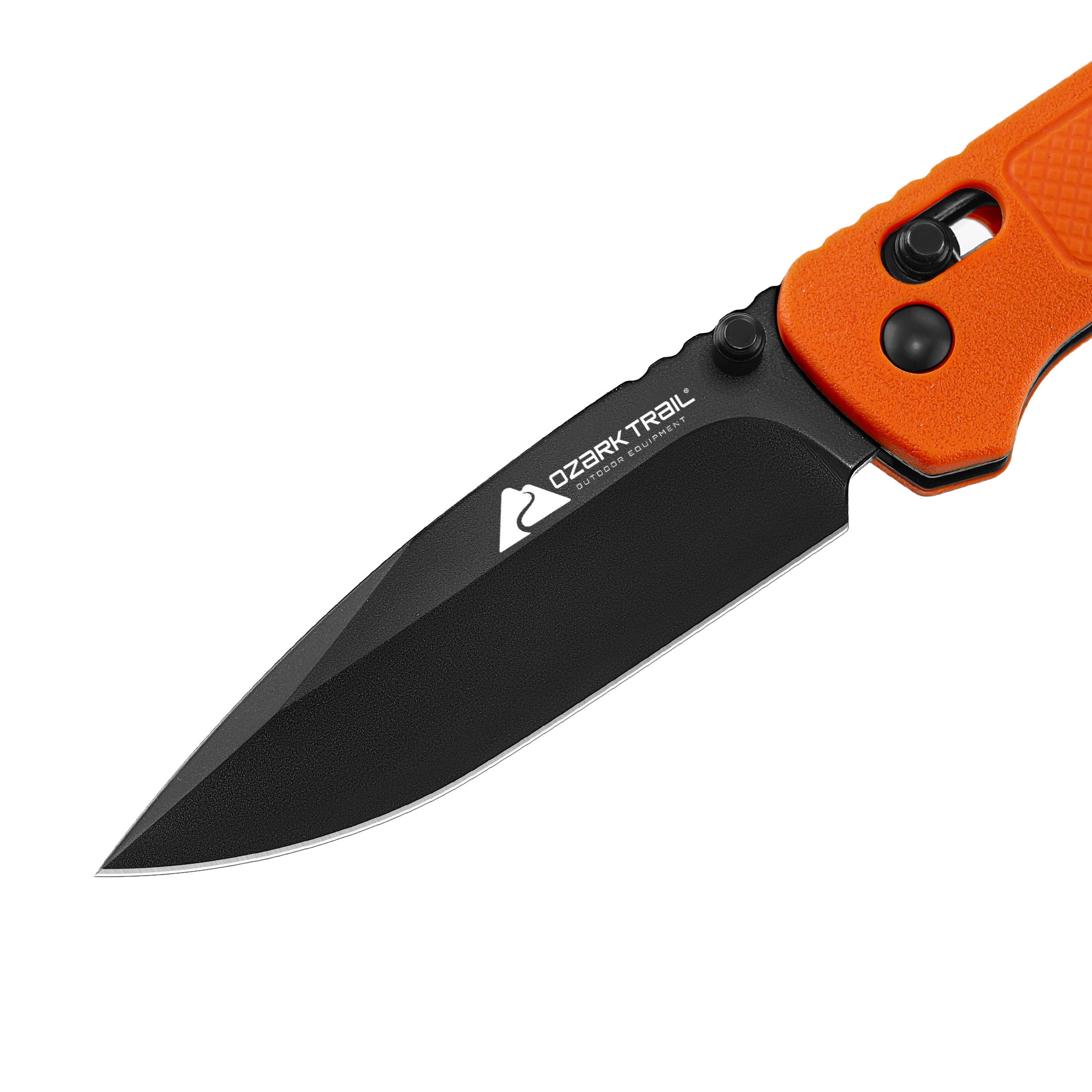 Ozark Trail 7.5 inch Slide Lock Folder Folding Knife with Ball Bearing 3.3 inch D2 Blade Belt Clip