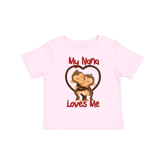 Inktastic My Nana Loves Me Monkey Boys or Girls Toddler T-Shirt