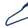 thumbnail image 3 of Better Homes & Gardens Velvet Clothing Hangers, 30 Pack, Blue, Non-Slip, Space Saving, 3 of 4