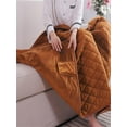 thumbnail image 2 of Heated Blanket Electric Throw Overheat Protection Fast Heating Blanket Small Heated Lap Blanket for Office and Couch Heating Blanket Soft Sherpa Flannel Throw Washable Electric Throw, 2 of 7