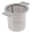 thumbnail image 1 of Stainless Steel Mesh Tea Infuser Metal Cup Strainer Loose Leaf Filter withoutLid, 1 of 6