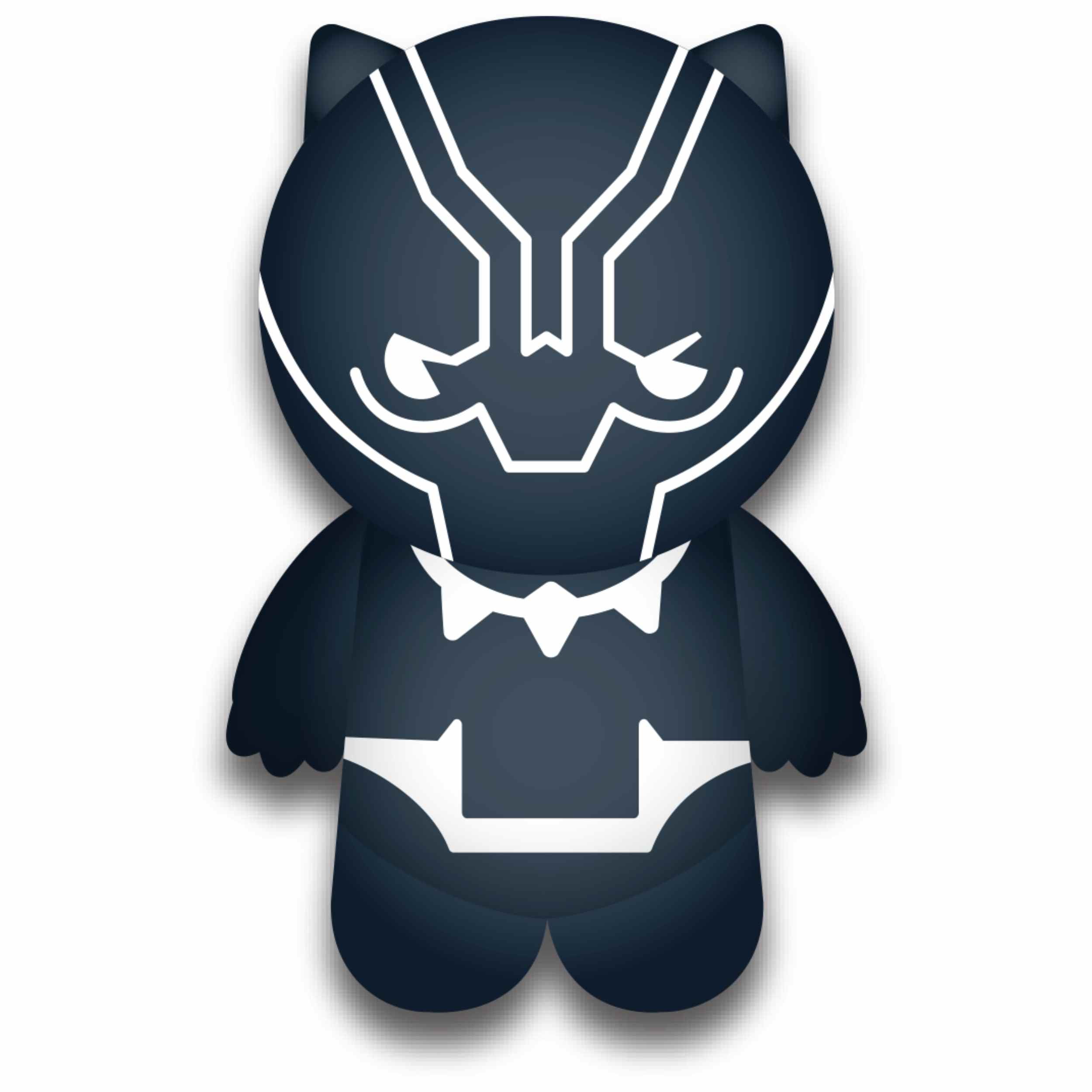 Ja-Ru Marvel Black Panther Jumbo Jiggly Novelty Toy Child 4+ TPR
