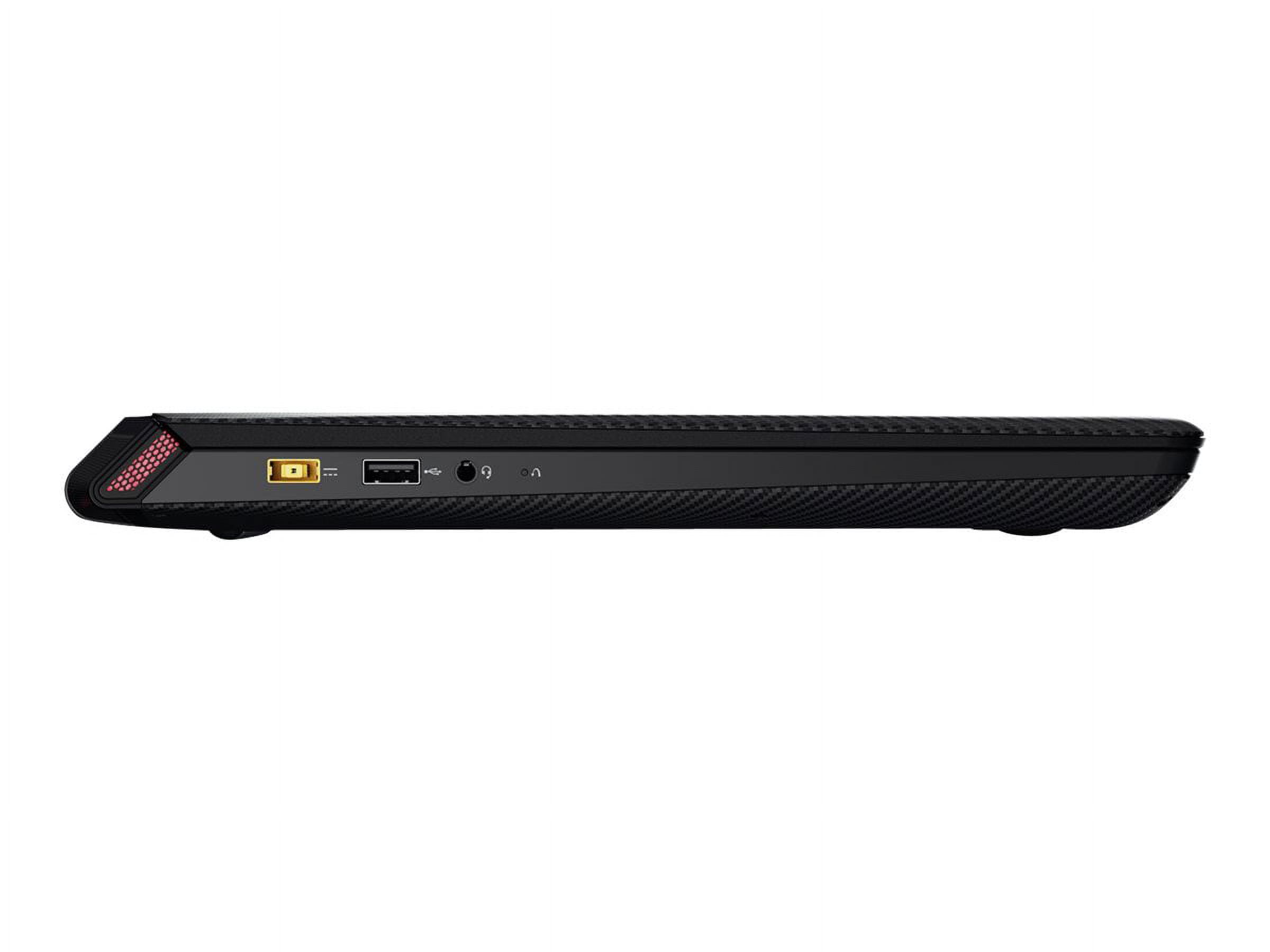 Lenovo IdeaPad Y700-14ISK 80NU - Intel Core i7 - 6700HQ / up to 3.5 GHz - Win 10 Home 64-bit - Radeon R9 M375 - 8 GB RAM - 128 GB SSD + 1 TB HDD - 14" IPS 1920 x 1080 (Full HD) - Gigabit Ethernet - Wi-Fi 5 - black - kbd: US