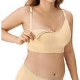 thumbnail image 5 of HBlife 5-Pack Women's Seamless Nursing Maternity Bras with Extra Extenders, 5 of 7