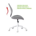 thumbnail image 6 of Geniqua Corp Office Chair, 220 lb. Capacity, Gray, 6 of 8