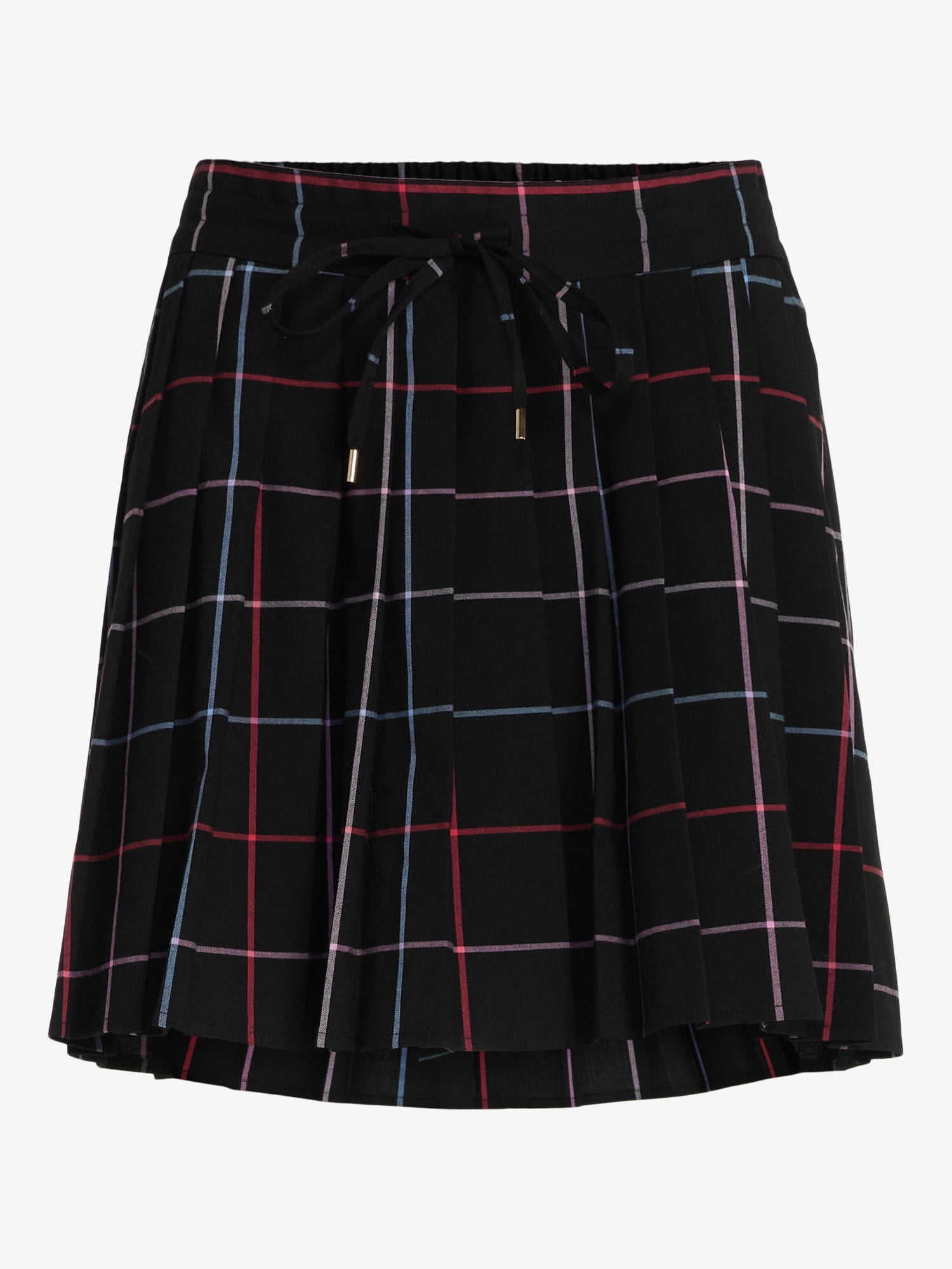 Free Assembly Women's Pleated Mini Skirt, Sizes XS-XXL