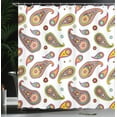 thumbnail image 3 of Ambesonne Paisley Shower Curtain, Vintage Hipie Ethnic, 69"Wx70"L, Multicolor, 3 of 4