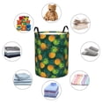 thumbnail image 7 of Cauagu Pineapples with Palm Leaves for Laundry Basket,Collapsible Organizer Basket for Storage Bin Toy Bins Gift Baskets Bedroom Clothes Children Nursery Hamper -Small, 7 of 7