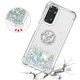 thumbnail image 4 of Funda para Xiaomi Redmi Note 11 4G/Note 11S 4G con Brillo Líquido Flotante, Purpurina, Parachoques y Anillo Giratorio Soporte, 4 of 5