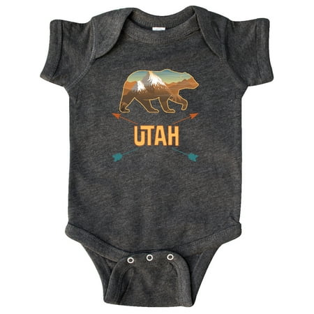 

Inktastic Utah Vacation Bear Silhouette Gift Baby Boy or Baby Girl Bodysuit