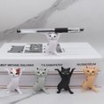 thumbnail image 4 of Jinsinto 5 Pcs Porte-Stylo Chat Décorations Chat Dansant 5 Styles Porte-Stylo PVC Mini Figurines d'Action, 4 of 5