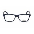 thumbnail image 2 of Lacoste L2862 424 Unisex Matte Blue Rectangular Frame Eyeglasses, 2 of 2