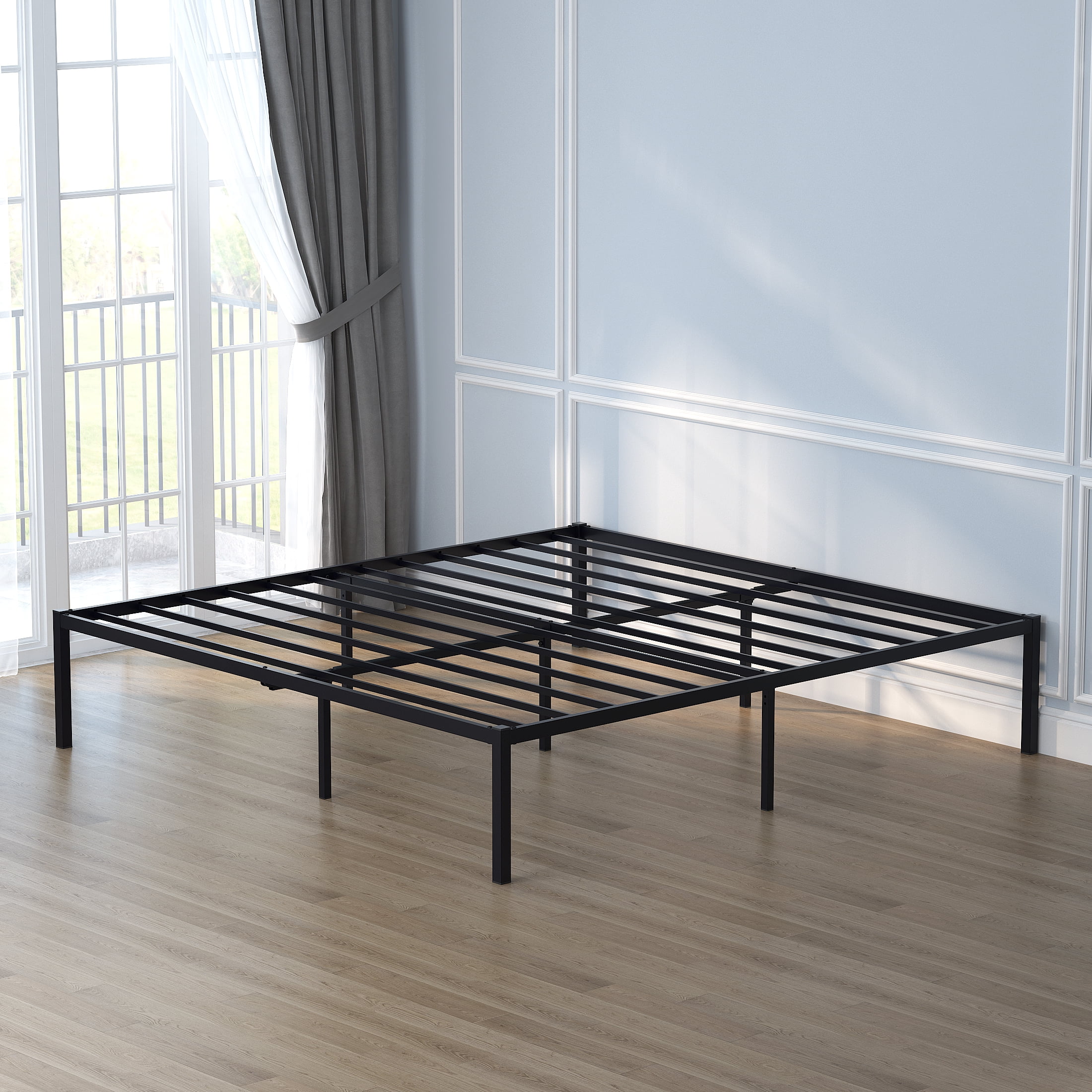 Yoneston King Size Heavy Duty 18" Metal Bed Frame