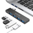 thumbnail image 1 of Divisor USB MOGOOD Negro para Portátil con Expansor Hub USB 3.0 Multipuerto para Computadora, 1 of 6