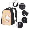 thumbnail image 5 of Hello Kitty Backpack, Large Capacity Laptop Backpack, Lightweight Multifunction Backpack, 16.5x12.5x5.5 Inch, 5 of 9